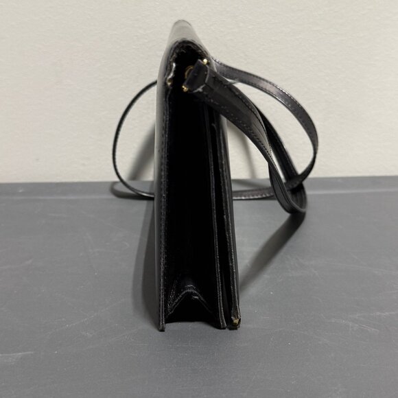 Lanvin Black Leather Shoulder Bag - Picture 5 of 6